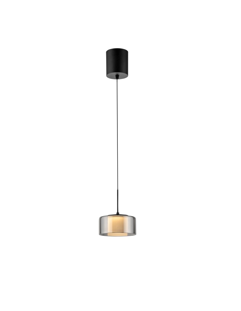 Paul Neuhaus Rika Lampa Wisząca Czarny/Smoky 2112-18