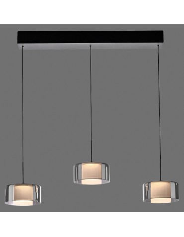 Paul Neuhaus Rika Lampa Wisząca Czarny/Smoky 2113-18