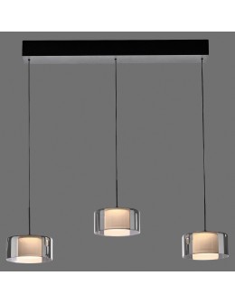 Paul Neuhaus Rika Lampa Wisząca Czarny/Smoky 2113-18