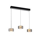 Paul Neuhaus Rika Lampa Wisząca Czarny/Smoky 2113-18