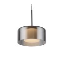 Paul Neuhaus Rika Lampa Wisząca Czarny/Smoky 2113-18
