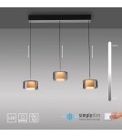 Paul Neuhaus Rika Lampa Wisząca Czarny/Smoky 2113-18