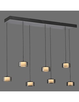Paul Neuhaus Rika Lampa Wisząca Czarny/Smoky 2115-18