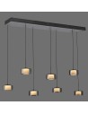 Zobacz Paul Neuhaus Rika Lampa Wisząca Czarny/Smoky 2115-18
