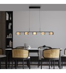 Paul Neuhaus Rika Lampa Wisząca Czarny/Smoky 2116-18
