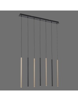 Paul Neuhaus Flute Lampa Wisząca Matowy Mosiądz/Czarny 2117-18