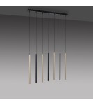 Paul Neuhaus Flute Lampa Wisząca Matowy Mosiądz/Czarny 2117-18