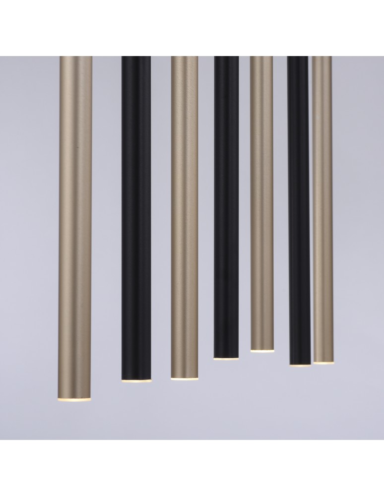 Paul Neuhaus Flute Lampa Wisząca Matowy Mosiądz/Czarny 2117-18