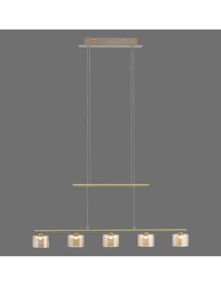 Paul Neuhaus Hydra Lampa Wisząca Matowy Mosiądz 2209-60