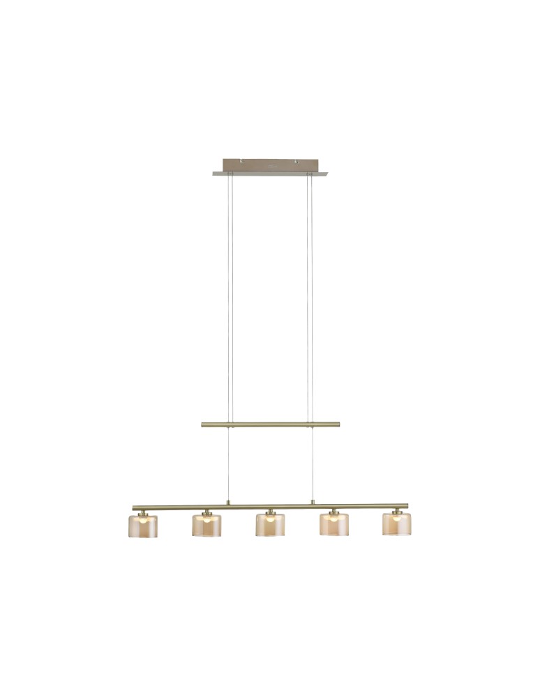 Paul Neuhaus Hydra Lampa Wisząca Matowy Mosiądz 2209-60