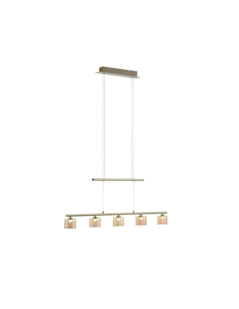 Paul Neuhaus Hydra Lampa Wisząca Matowy Mosiądz 2209-60