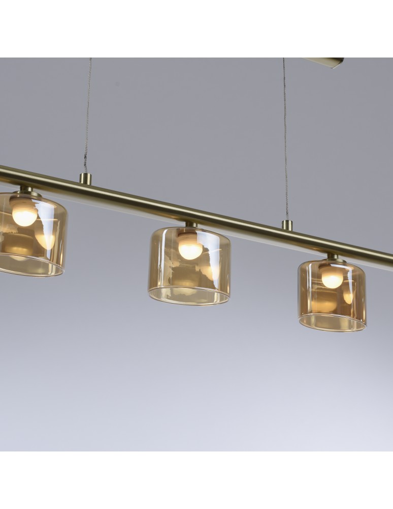 Paul Neuhaus Hydra Lampa Wisząca Matowy Mosiądz 2209-60
