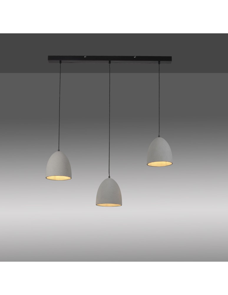 Paul Neuhaus Eton Lampa Wisząca Szary/Czarny 2233-22
