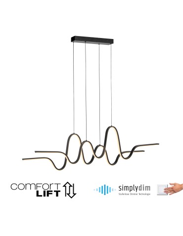 Paul Neuhaus Altitude Lampa Wisząca Czarny 2292-18 - product 2