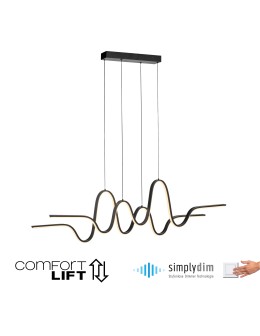 Paul Neuhaus Altitude Lampa Wisząca Czarny 2292-18 - product 2