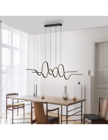 Paul Neuhaus Altitude Lampa Wisząca Czarny 2292-18