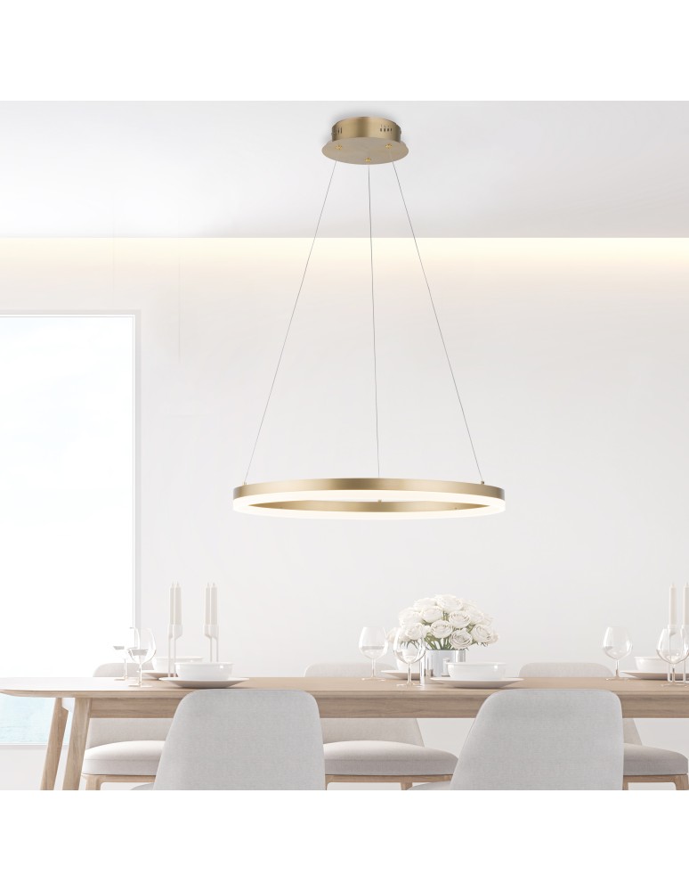Paul Neuhaus Titus Lampa Wisząca Mosiądz 2382-60