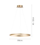 Paul Neuhaus Titus Lampa Wisząca Mosiądz 2382-60
