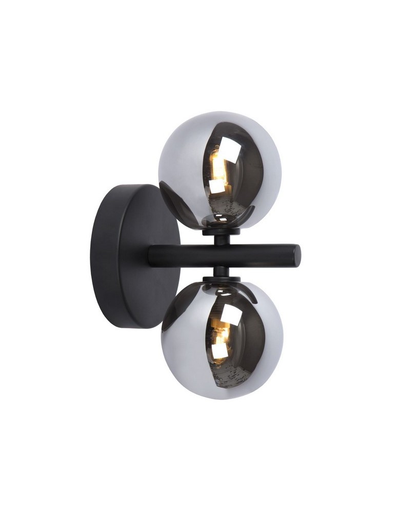 Wall lamps - Lucide TYCHO Wall lamp 2xG9 black black grey 45274/02/30 - product kolory-swiatla.pl 1