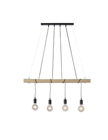 Paul Neuhaus Tero Lampa Wisząca Drewno/Czarny 15505-18 - product 2