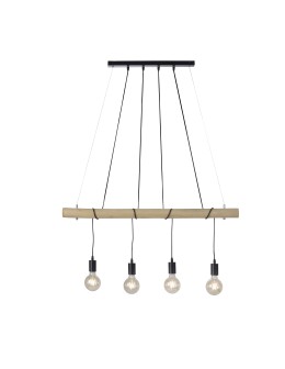 Paul Neuhaus Tero Lampa Wisząca Drewno/Czarny 15505-18 - product 2