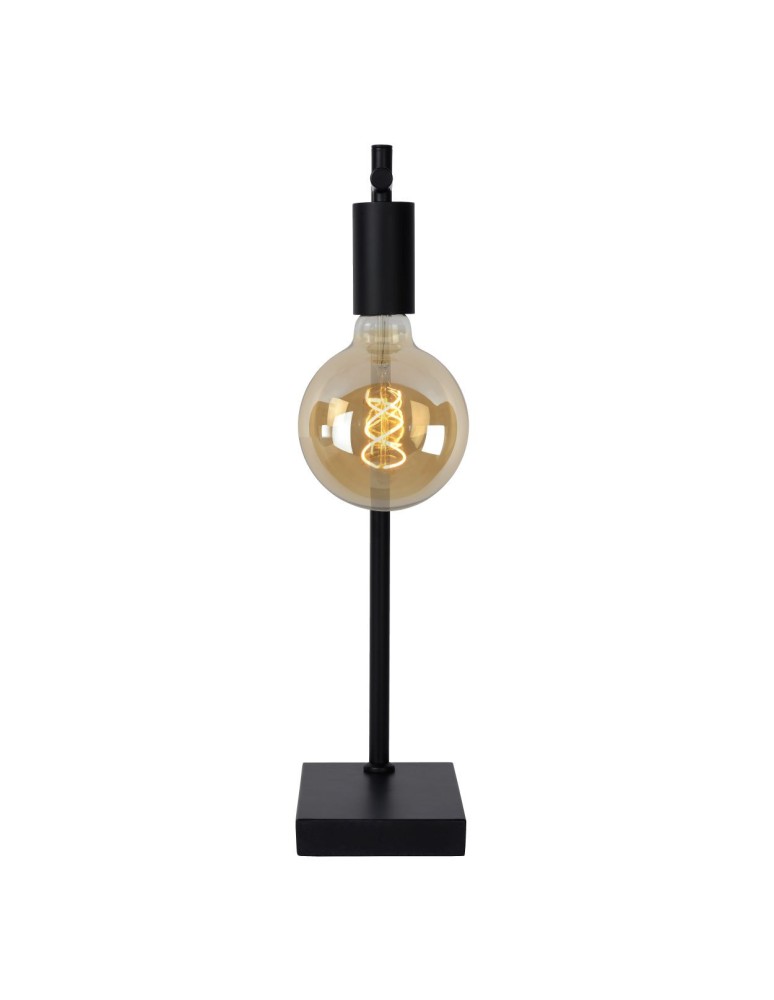 Loft table lamps - industrial - Lucide LEANNE Desk 1xE27 black 21521/01/30 - product kolory-swiatla.pl 6