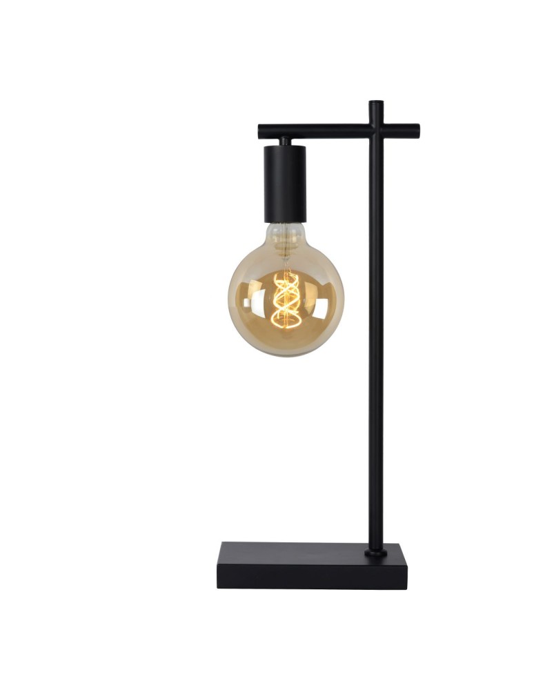 Loft table lamps - industrial - Lucide LEANNE Desk 1xE27 black 21521/01/30 - product kolory-swiatla.pl 7