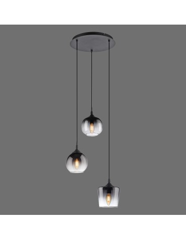 Paul Neuhaus Zea Lampa Wisząca Czarny 15424-18