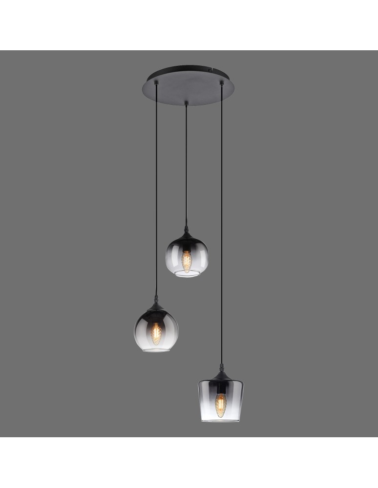 Paul Neuhaus Zea Lampa Wisząca Czarny 15424-18