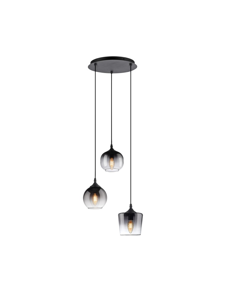Paul Neuhaus Zea Lampa Wisząca Czarny 15424-18