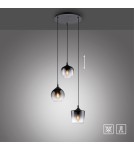 Paul Neuhaus Zea Lampa Wisząca Czarny 15424-18
