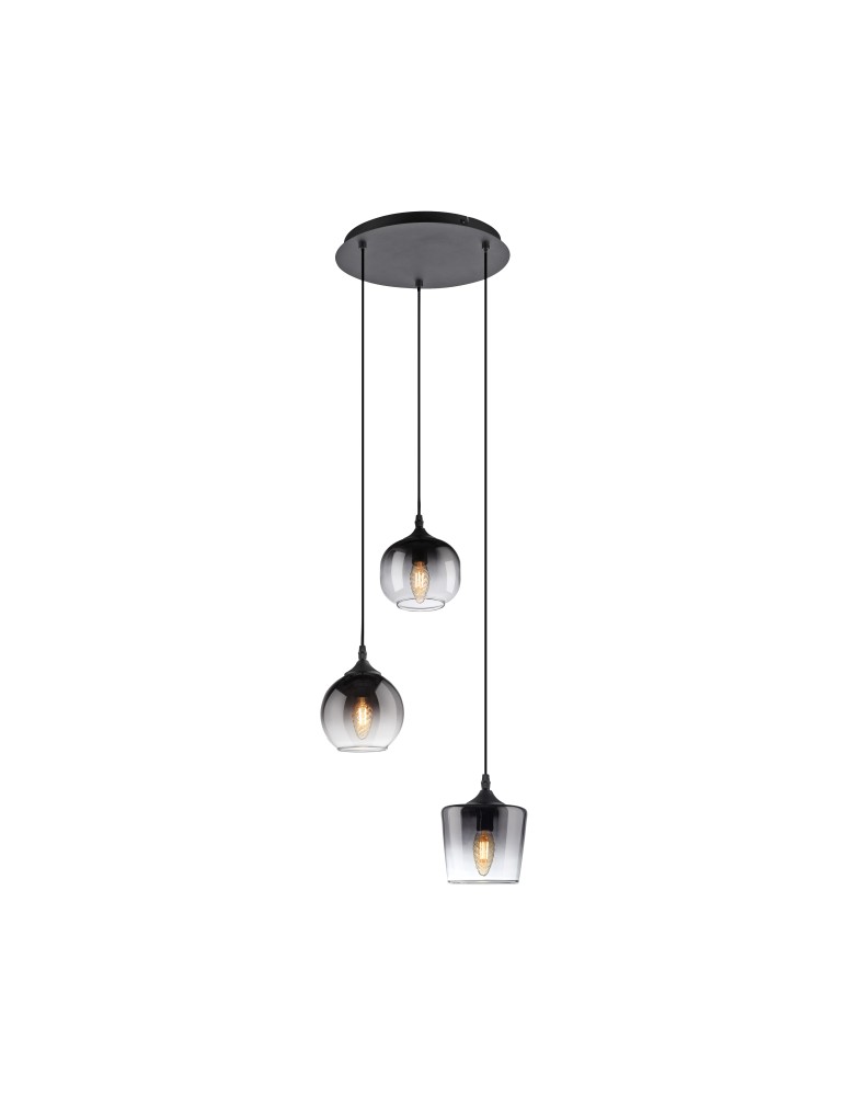 Paul Neuhaus Zea Lampa Wisząca Czarny 15424-18