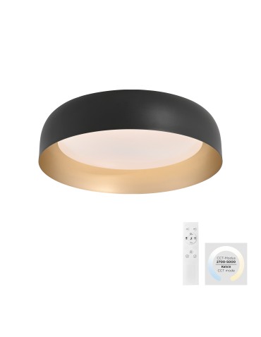 Paul Neuhaus Osko Lampa Sufitowa Czarny/Złoty 14215-18 - product 2