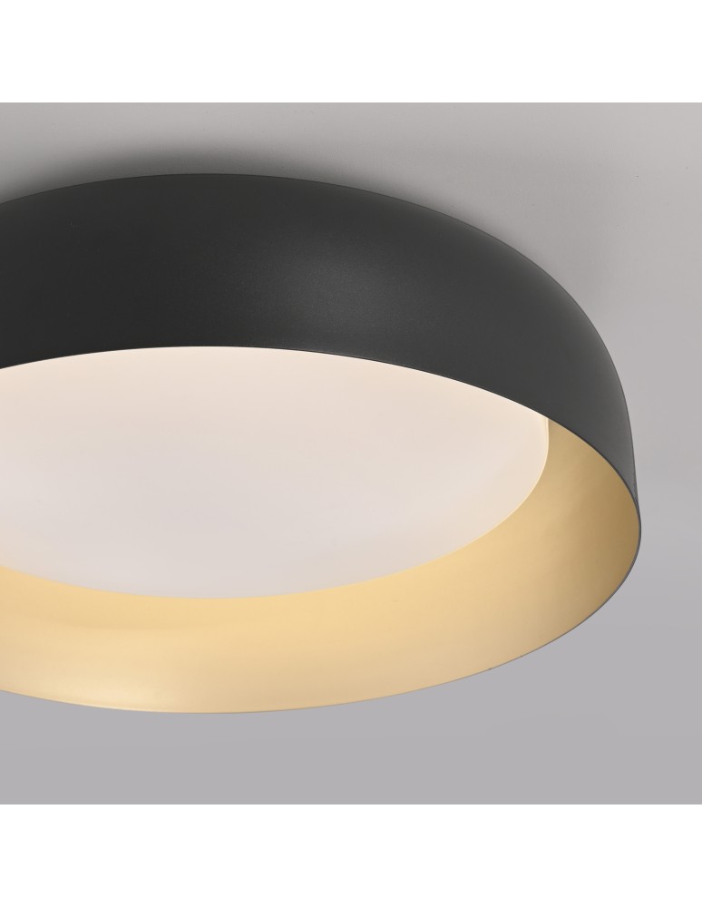 Paul Neuhaus Osko Lampa Sufitowa Czarny/Złoty 14215-18