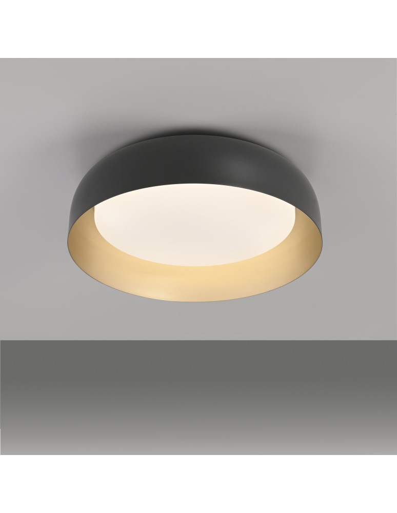 Paul Neuhaus Osko Lampa Sufitowa Czarny/Złoty 14215-18
