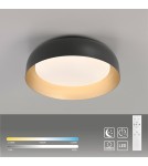 Paul Neuhaus Osko Lampa Sufitowa Czarny/Złoty 14215-18