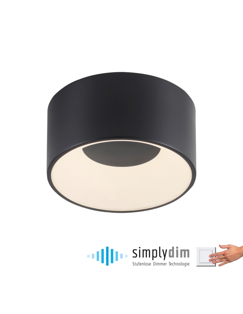 Paul Neuhaus Tanika Lampa Sufitowa Czarna 14325-18