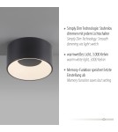 Paul Neuhaus Tanika Lampa Sufitowa Czarna 14325-18