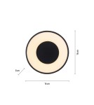 Paul Neuhaus Tanika Lampa Sufitowa Czarna 14325-18