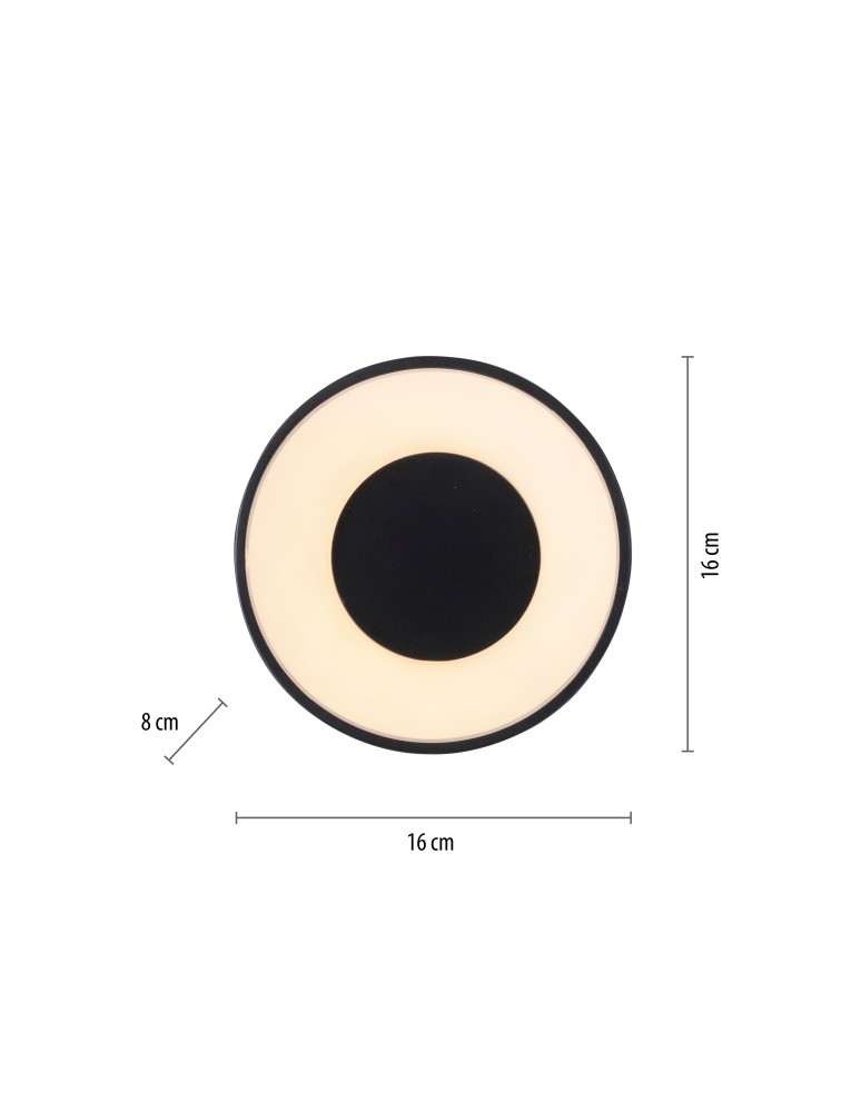 Paul Neuhaus Tanika Lampa Sufitowa Czarna 14325-18