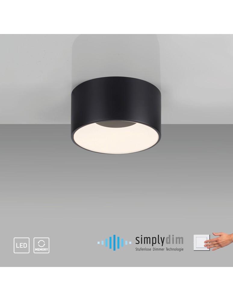 Paul Neuhaus Tanika Lampa Sufitowa Czarna 14325-18