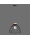 View Paul Neuhaus Lami Lampa Wisząca Czarny/Drewno 11419-18