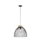 Paul Neuhaus Lami Lampa Wisząca Czarny/Drewno 11419-18