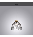 Paul Neuhaus Lami Lampa Wisząca Czarny/Drewno 11419-18