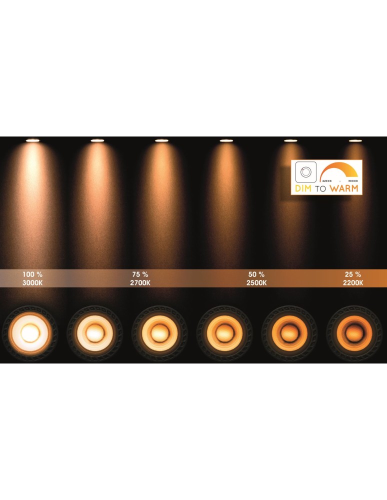 Ceiling spotlights - Lucide DORIAN Ceiling 1xGU10 black 22968/12/30 - product kolory-swiatla.pl 7