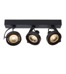 Spotlight ceiling lamps - Lucide DORIAN Ceiling 3xGU10 black 22968/36/30 - product 2