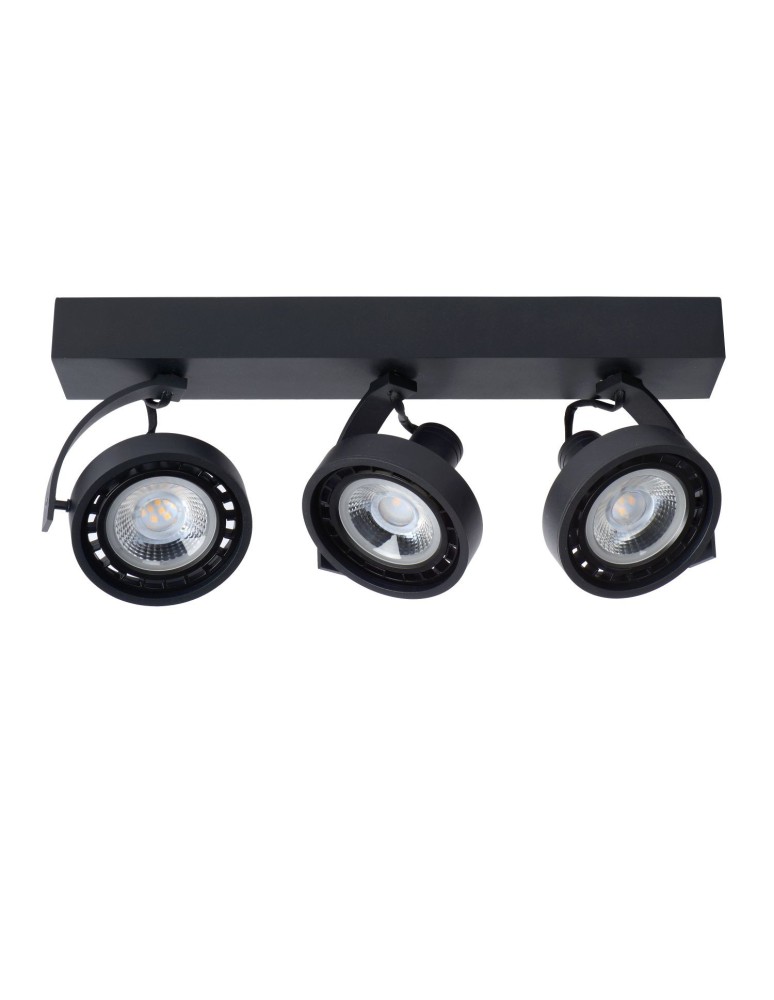 Spotlight ceiling lamps - Lucide DORIAN Ceiling 3xGU10 black 22968/36/30 - product kolory-swiatla.pl 3
