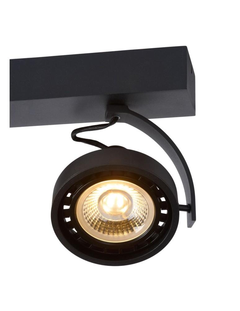 Spotlight ceiling lamps - Lucide DORIAN Ceiling 3xGU10 black 22968/36/30 - product kolory-swiatla.pl 5
