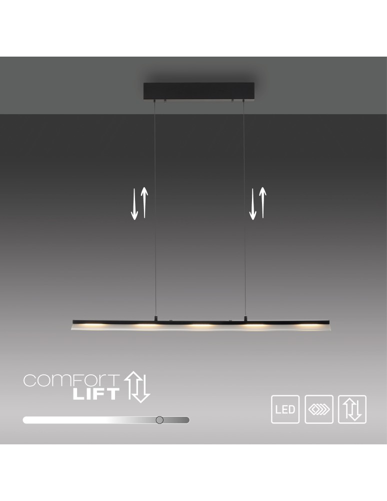 Paul Neuhaus Nele Lampa Wisząca Czarny 12288-18