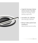 Paul Neuhaus Korsa Lampa Sufitowa Czarny 14130-18